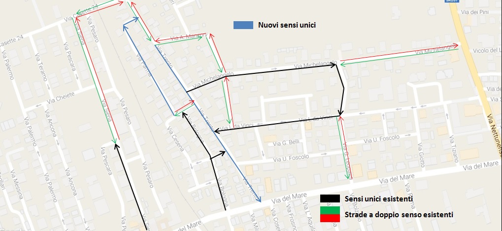 Nuova viabilità via Trento